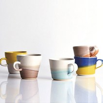 킨토 테테아티잔 A타입 머그 280ml, 화이트&하늘