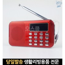 휴대 플레이어 효도용 오디오 스피커 미니 트로트 휴대용노래 usb 효도라디오sd카드, 고래Living, 단일옵션