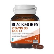 Blackmores 블랙모어스 비타민D3 1000IU 60캡슐 Vitamin D3, 1개