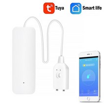 누수탐지기 수도 배수 감지기 검출기 tuya smart life wifi water leak sensor 홈 독립 홍수 누수 security system with app, 협력사