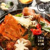 김가네 식탁 감자탕 1.2kg X 3팩/국내산 돈등뼈 (본사배송), 감자탕 1.2kgX3팩