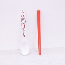 멜라민 컵 파티 플라스틱 일회용 보틀 스타일 마이 멜로디 식기 세트 그리드 플레이트 가정용 그릇 숟가락 젓가락 물, 2개 세트