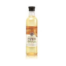 CJ 백설 100%자연발효 현미식초 800ML 발효식초, 5개