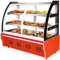 카페용 음료수 빵 케이크 진열 쇼케이스 냉장 시원한, 3단캐비닛.전면후면도어.130x65x123cm