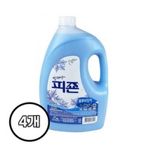 피죤 섬유유연제 블루비앙카 3000ml X 4개 수건 의류냄새제거 고농축 섬유향수, 상세페이지 참조, 상세페이지 참조, 상세페이지 참조