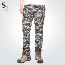 스타일랑 클로드 남성 허리가 편한 일자핏 카모 카고 작업복 등산복 운동복 벨트 바지(B1SY1LP043M)