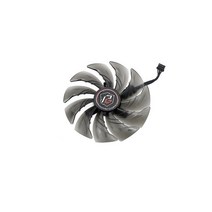 ASRock AMD Radeon RX 680095mm FDC10U12S9-C RX6800 6800XT 6900XT GPU 팬 팬텀 게임 Gamin 그래픽 카드, 01 95MM 1FAN, 1개