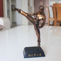 스쿼트랙 스쿼트렉 가정용헬스기구 운동기구 보디빌딩 근육 남자 장식품 대회 컵 복서 피규어 조각 체육관 장식, E