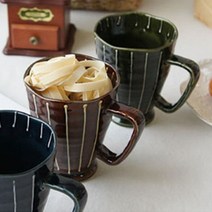 일본 미유키 머그컵 머그잔 홈 카페 커피 뜨아 라떼, 상품선택, 그린