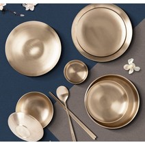 프리미엄 유기그릇 29단계 수작업 공정 1인그릇, 매연엽식기 1인