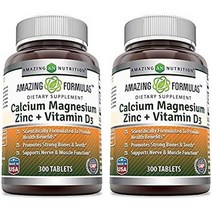 Calcium Magnesium Zinc D3 (300 Tablets), 300정(3팩)