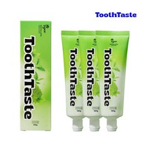 투스테이스트 비건 말차라떼 그린 치약 100g x 3개, 없음