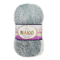 [니뜨] 나코컬러플로우실 (100g) (10+1) [뜨개실도안제공], 28092_나염블랙