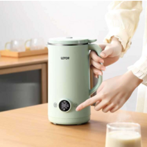 1인 2인 3인 용 콩 가는기계 분쇄기 맷돌 비지 메이커, 그린 용량 600ml