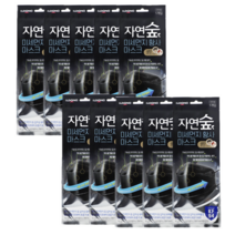 일동 자연숲 미세먼지 황사마스크 KF-94 블랙 1개입 10개, 1개