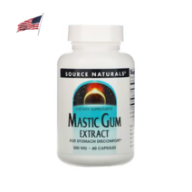 소스 내추럴스 Source Naturals 매스틱검 추출물 500mg 캡슐 60정, 1개