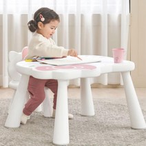 귀여운 헬로키티 아기책상 의자 세트 유아테이블 학습완구 플레이테이블 아동책상 5살