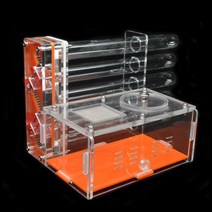 개미 관찰하기 개미집 관찰 앤트 하우스(대) 키우기 터널 여왕개미 키트 빌 Diy 아크릴 농장 5 pcs 18-180mm 석고 테스트 튜브 둥지 먹이 영역 애완 동물 집 작업장, 일반 튜브, 13.5x12x12.5cm