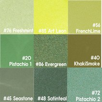 애리조 아이섀도우 그린&블루 (리필), 밤색, 1개