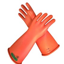 공장 공사장 건설 현장용 전기작업용 노벡스 절연 장갑 26500V 10호 전기보호