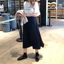 MDO3782 G56981/누박 기계주름 롱스커트/롱치마/주름치마 (롱스커트/플레어스커트/캉캉스커트/봄가을스커트)