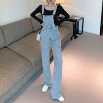대박난박양 데님 멜빵바지