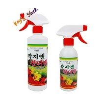 깍지앤 진디앤 식물관리제 미량효소복합비료 식물관리 원예살충제 케이스스탁, 500ml