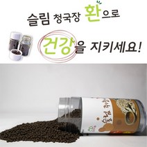 산촌VILL 국산 무농약 쥐눈이콩 슬림 청국장환 250gX1개_15일분 파주장단콩 약콩 선물용
