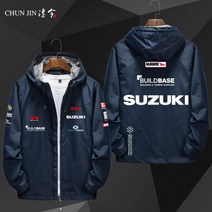 오토바이자켓 라이딩 레이싱 사계절 내피 다이네즈 아라이 바이크 바람막이, S, 재킷-블루-네이비(1)