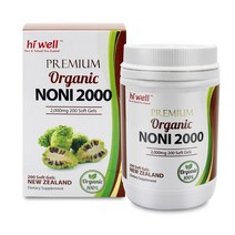 하이웰 프리미엄 오가닉 노니 2000mg 200캡슐 뉴질랜드 직구, 200정, 1개