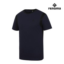 [레노마골프]남성 라운드 반팔 티셔츠 RMTRJ2172-915
