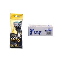 도루코 6중날 육중날 면도기 10개