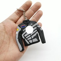 바이크 오토바이 의류 키 체인 실리콘 열쇠 고리 Keyfob 로고 일본 스타일 장식 남자 선물 혼다 Cbr 125 호, 03 bentian hei