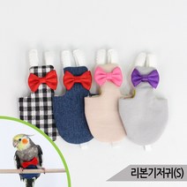 앵무새 리본 기저귀(S) 중소형새 배변훈련 플라잇수트
