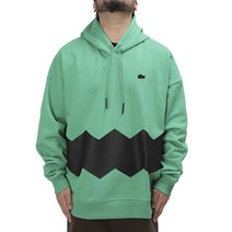 (국내매장판/AS가능) 라코스테 LACOSTE X 피넛 그린 후드 스웻셔츠 남녀공용 커플 면 긴팔 티셔츠 후디 SH9082-XWC