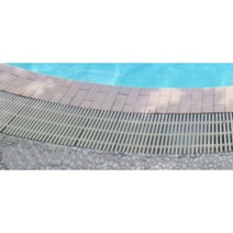 수영장 미끄럼방지 매트 트렌치 커버 욕실 플라스틱 수영장, 20CM 폭