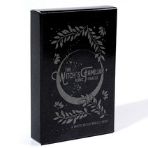 타로카드 TAROT 타로마스터 마녀의 친숙한 룬 오라클 카드 인디 타로 덱 룬 룬 카드 동물 오라클 동물 바이킹 룬, 밝은 회색