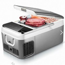 KEMIN 차량용 냉장고 이동식 캠핑용 휴대용 냉동고, 그레이/26L/차량용+가정용