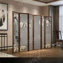 현대식 호텔 병풍 칸막이 고급진 병풍 파티션 인테리어 소품 거실 현대식 병풍, 핑크 A-020