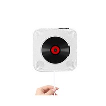 KECAG 벽걸이 CD플레이어 USB블루투스 FM라디오 화이트, KECAG 벽걸이 CD플레이어 USB블