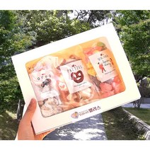 [15시 이전 주문 당일발송] 선물용으로 딱 좋은 1만원 머랭쿠키3종SET(+상자포함) 어린이간식 생일선물 단체선물 설선물, 딸기, 딸기, 딸기