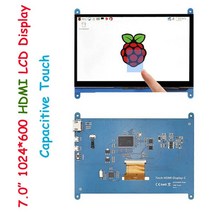 GPIO-TFT LCD 모듈 3.2 3.5 5.0 7.0 인치 HDMI 호환 디스플레이 모니터 화면 저항성 터치 패널 포함, 05 7 inch 1024X600 CTP