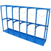 LPG 가스통 보관함 산소통 거치대 위험물 고정 선반, D, 1개