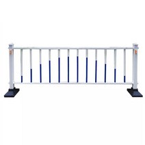 중앙분리대 가드레일 아연도금 기둥 도로안전 난간, 흰색 기둥 높이 100cm 높이 67cm