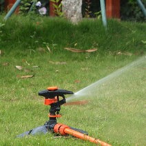 스프링클러 360도회전 잔디 텃밭 정원 물줄기 높낮이 각도조절, 스프링클러+어댑터, 필수선택옵션