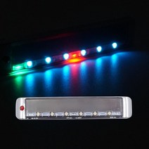 태양열 사각 26패턴 LED 경광등 개조용 차폭등 24V 유치원차 윙바디 어린이보호차 낱개 사이드램프, 본상품선택, 본상품선택