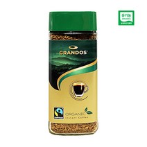 (무료배송) [일반] 그랑도스 유기농 동결건조 블랙커피 병 100g 에코몽 원두 아메리카노