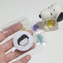 요나요나야 악세사리 미니 지퍼백 비닐봉투 정리 수납 두꺼운 투명 소분팩 포장봉투 폴리백, 1개, 1개