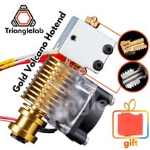 3D프린터 핫엔드 고품질 v6 화산 hotend 골드 히터 싱크 12v24v 원격 인쇄, 1.75 24v PTFE 라이닝