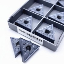 TNMG220404 TF IC907 IC908 TNMG220408 초경 인서트 외부 선삭 공구 선반, [01] 10PCS, [02] TNMG220404 TF IC908